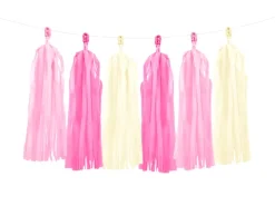 Tassel guirlande ROSA mix