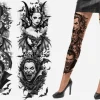Tattoo Effekt Strømpebukser – Vampyr