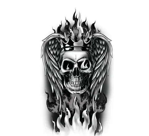 Tattoo kranium