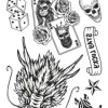 Tattoo Monokrom HOPE