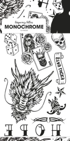 Tattoo Monokrom HOPE