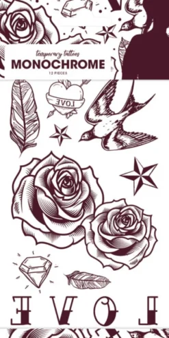 Tattoo Monokrom LOVE