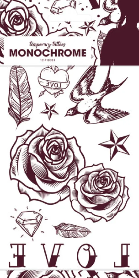 Tattoo Monokrom LOVE