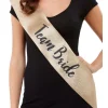 Team Bride Sash GULD