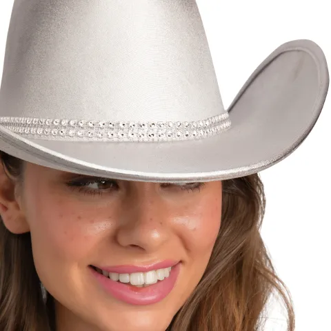 Texas hat - sølv