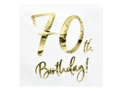 70 th Birthday servietter
