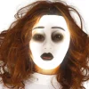 Transperant maske - selvlysende kvinde