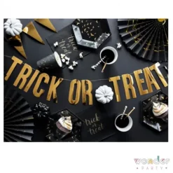 Trick or Treat Banner guld