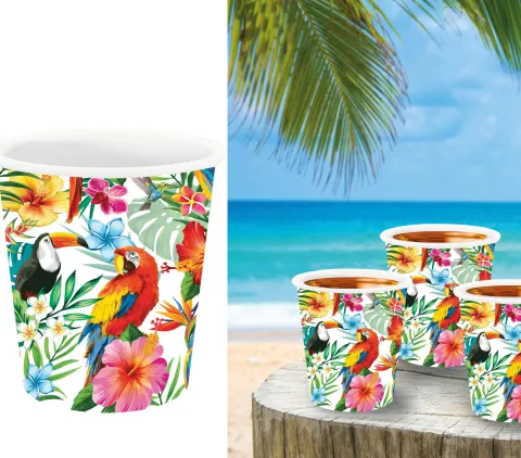 Tropiske Hawaii Shotglas - 3Stk