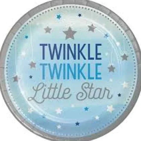 Twinkle little star Paptallerkener