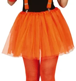 Tyl Skørt i Orange
