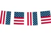 USA flag guirlande i plast, 10 mtr