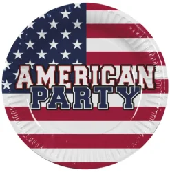 USA tallerken - American Party