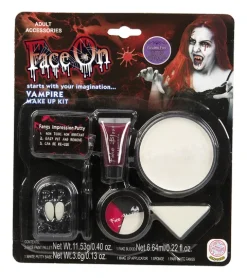 Vampyr makeup kit inkl. tænder