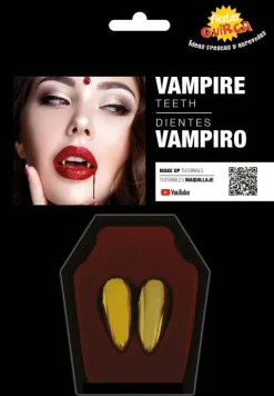 Vampyr tænder i guld