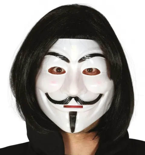 Vendetta, Anonymous maske i plast