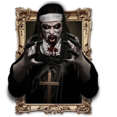 Væg dekoration - Halloween Nonne