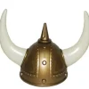 Vikinghjelm med horn