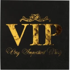 VIP krone servietter