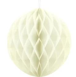 Vævbold ø 40 cm Creme