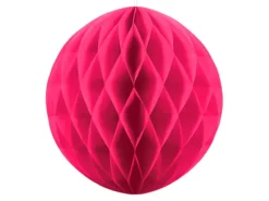 Vævbold ø 10 cm Mørk pink
