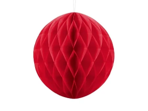 Vævbold ø 30 cm RØD