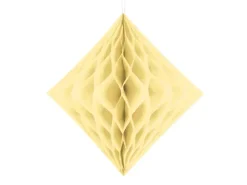 Væv diamant 30 cm i Creme-Elfenbensfarve