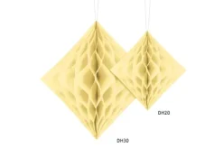 Væv diamant 30 cm i Creme-Elfenbensfarve
