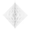 Væv diamant 20 cm i Hvid