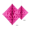 Væv diamant 20 cm i Pink
