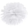 Væv pompom ø 25 cm Hvid