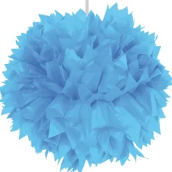 Væv pompom ø 30 cm Lyseblå