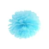 Væv pompom ø 25 cm Lyseblå