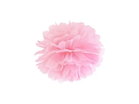 Væv pompom ø 25 cm Lyserød