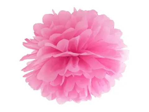 Væv pompom ø 25 cm Pink