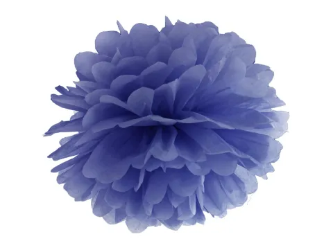 Væv pompom Marineblå Ø25