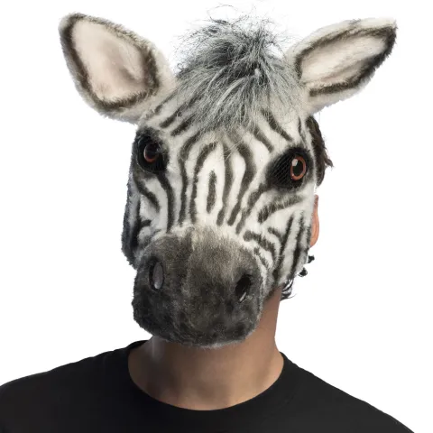Zebra Plys Halvmaske