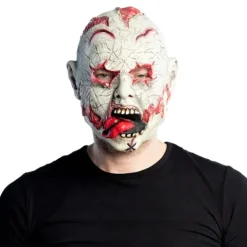 Zombie blodig maske i latex