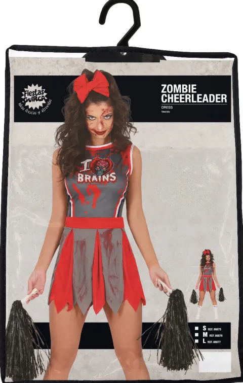 ZOMBIE CHEERLEADER VOKSEN