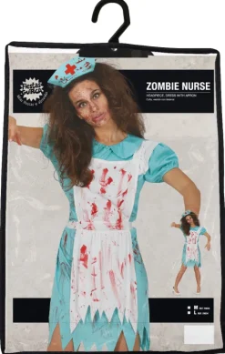 Zombie Sygeplejerske Kostume