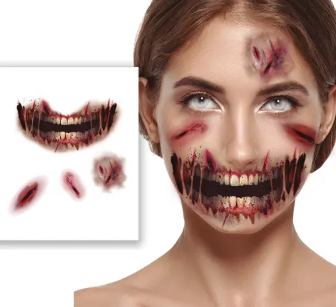 Zombie tatovering - Falsk